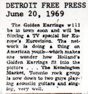 Detroit Free Press article June 20, 1969